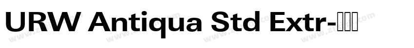 URW Antiqua Std Extr字体转换